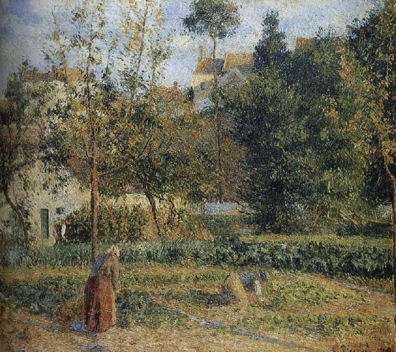 Schwarz Metaponto the outskirts of the orchard, Camille Pissarro